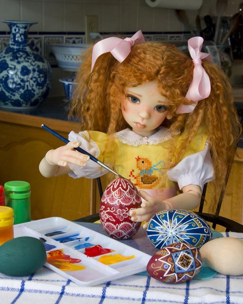 Painting Easter Eggs